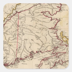 Neuschottland, Kap Großbritannien Quadratischer Aufkleber