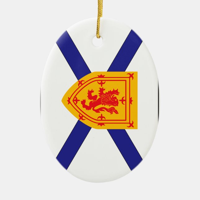 NEUSCHOTTLAND KERAMIKORNAMENT (Vorne)