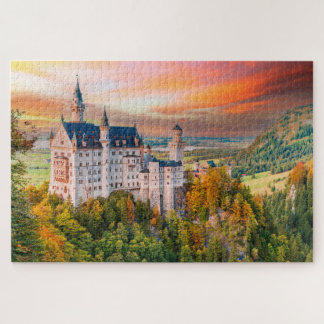 Neuschwainstein Sonnenuntergang in Deutschland, Ba Puzzle
