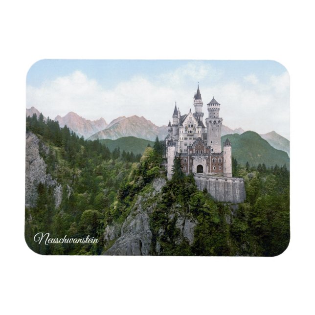 Neuschwanstein - Bayern - Deutschland Magnet (Horizontal)