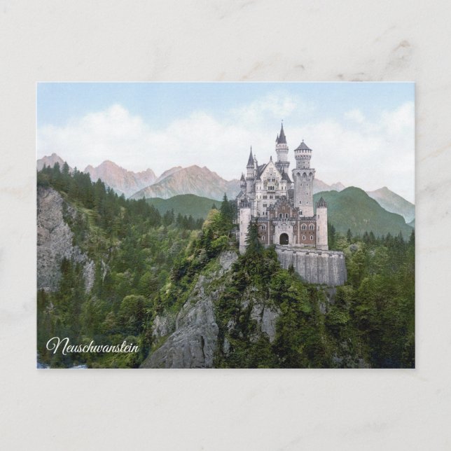 Neuschwanstein - Bayern - Deutschland Postkarte (Vorderseite)
