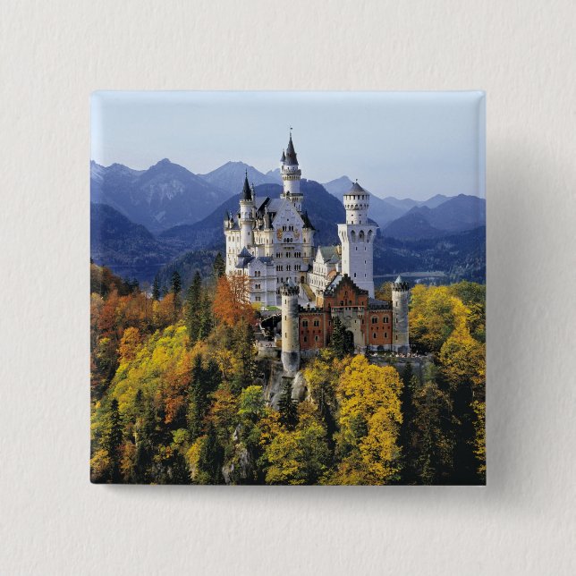 Neuschwanstein ist eines von drei button (Vorderseite)