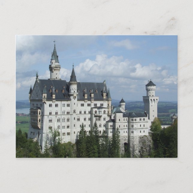 Neuschwanstein Postkarte (Vorderseite)