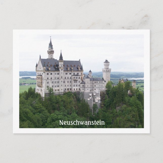 Neuschwanstein Postkarte (Vorderseite)
