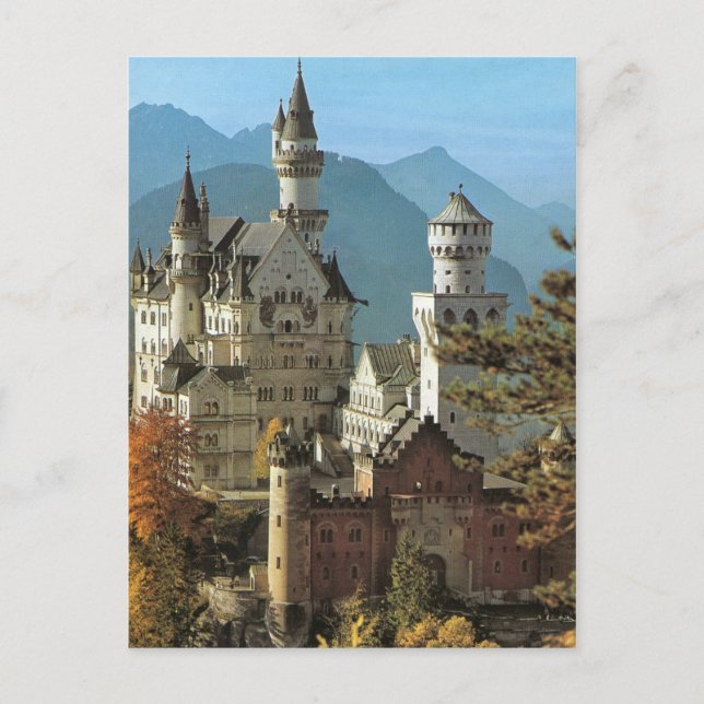 Neuschwanstein Postkarte (Vorderseite)