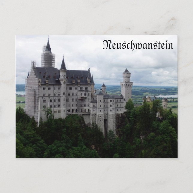 Neuschwanstein Postkarte (Vorderseite)