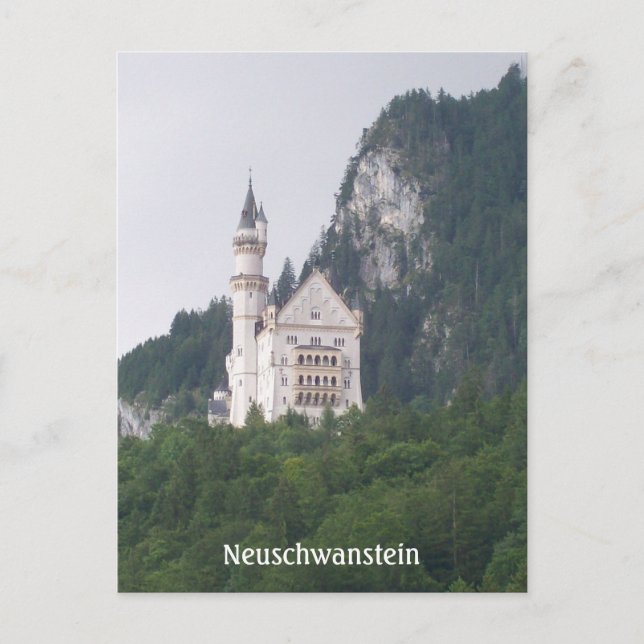 Neuschwanstein Postkarte (Vorderseite)