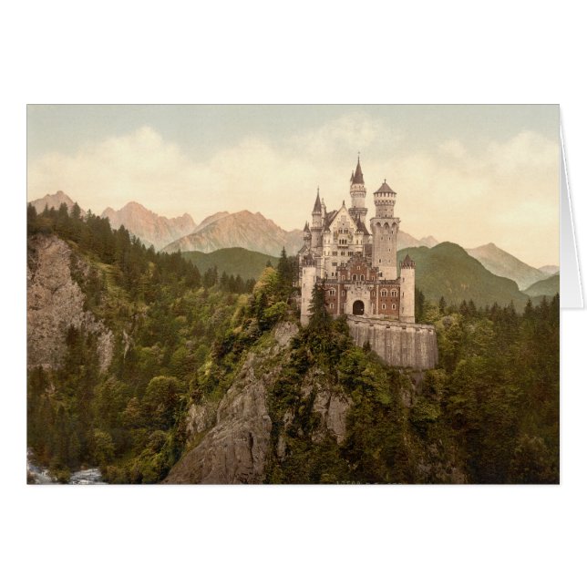 Neuschwanstein-Schloss, Bayern, Deutschland (Vorderseite (Horizontal))