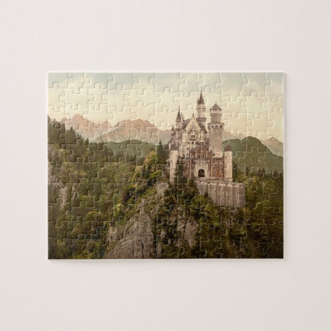 Neuschwanstein-Schloss, Bayern, Deutschland Puzzle (Horizontal)