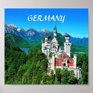 NEUSCHWANSTEIN-SCHLOSS, DEUTSCHLAND POSTER