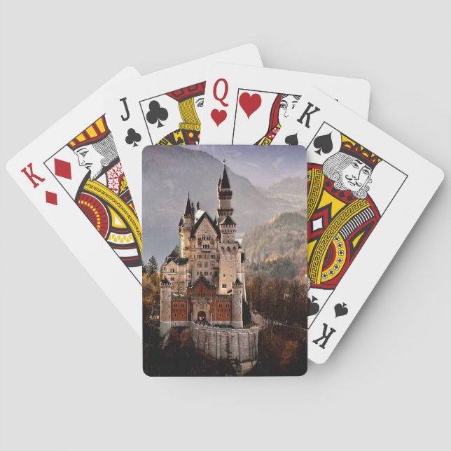 Neuschwanstein-Schloss Deutschland Spielkarten (Rückseite)