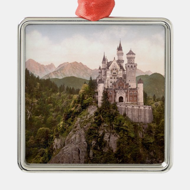 NEUSCHWANSTEIN-SCHLOSS ORNAMENT AUS METALL (Vorne)