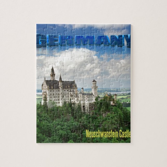 Neuschwanstein-Schloss Puzzle (Vertikal)