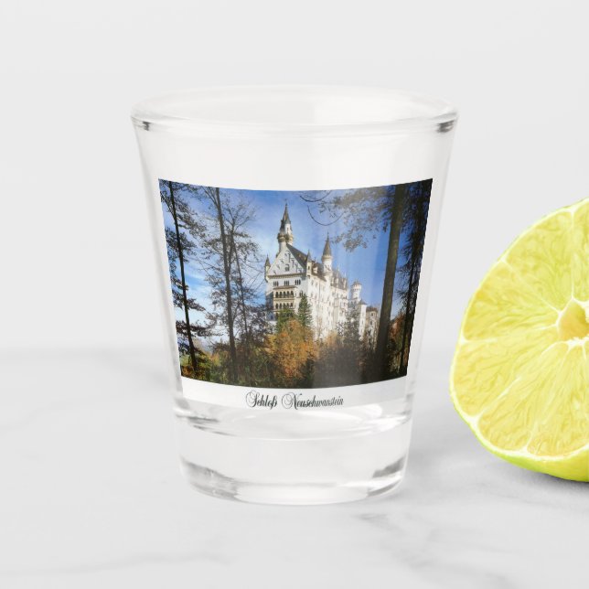 Neuschwanstein Schnapsglas (Vorderseite)