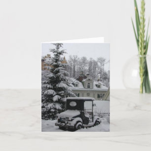 Neuschwanstein-Winter-Szene 2004 Feiertagskarte