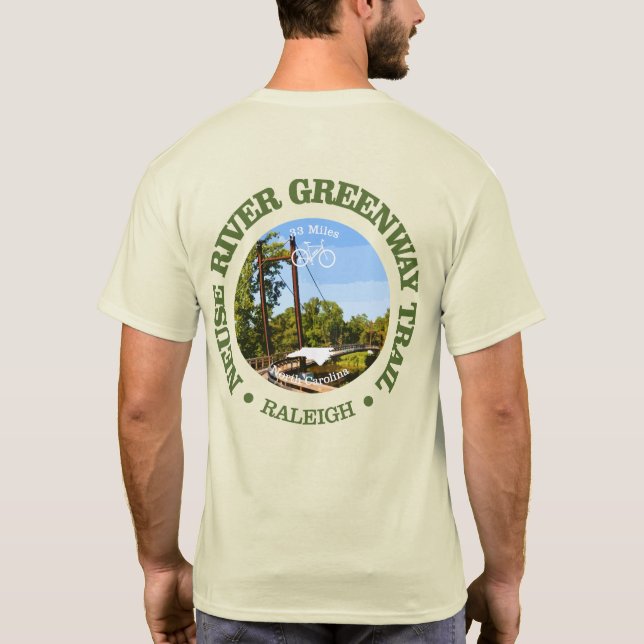 Neuse River Greenway Trail (Radweg c) T-Shirt (Rückseite)