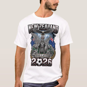 Neuseeland 2026 Fan-T-Shirt T-Shirt