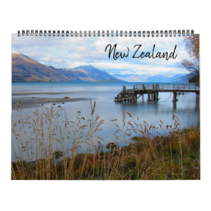 Neuseeland 2027 (mit Orten) groß Kalender