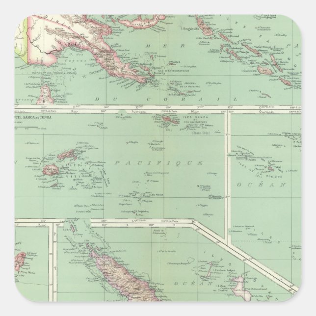 Neuseeland 6 quadratischer aufkleber (Vorderseite)