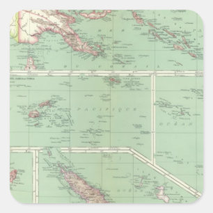 Neuseeland 6 quadratischer aufkleber