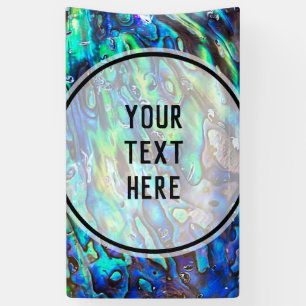 Neuseeland Abalone Paua Muschel Muster 1 Banner