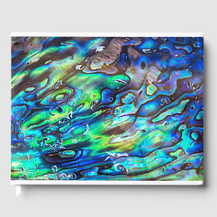 Neuseeland Abalone Paua Muschel Muster 1 Gästebuch