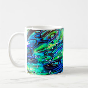 Neuseeland Abalone Paua Muschel Muster 1 Kaffeetasse