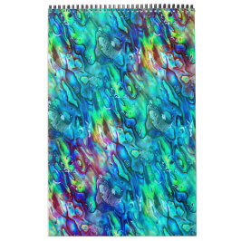 Neuseeland Abalone Paua Muschel Muster 1 Kalender