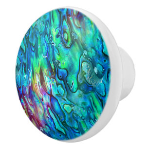 Neuseeland Abalone Paua Schalenmuster 1a Keramikknauf