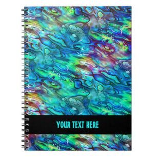 Neuseeland Abalone Paua Schalenmuster 1a Notizblock