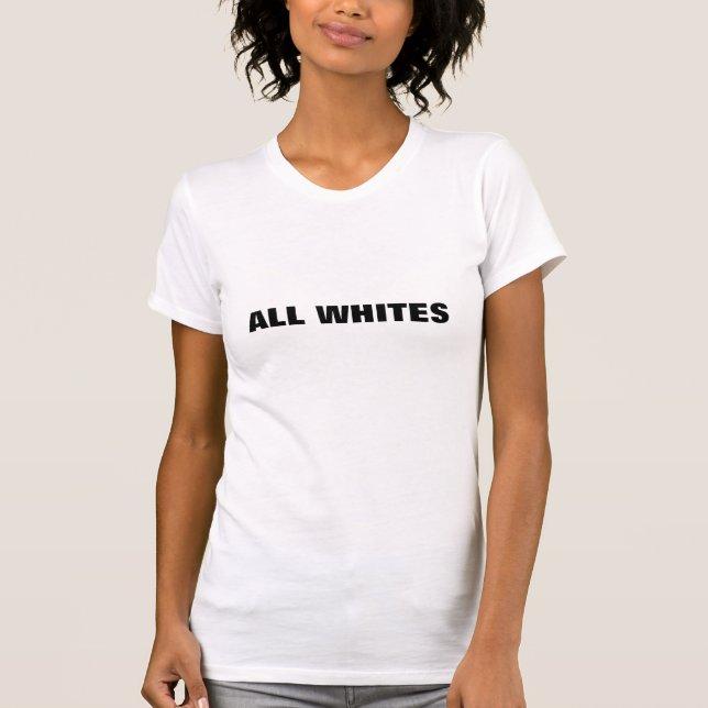 Neuseeland "ALL WHITES" T-Shirt (Vorderseite)