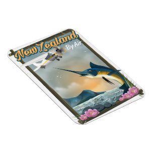 Neuseeland-Angelflugblatt Magnet