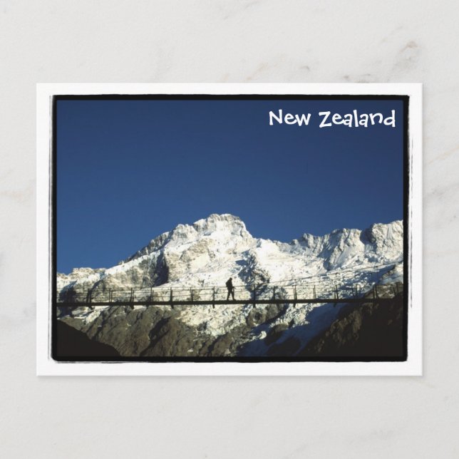 Neuseeland Aoraki Mount Cook Nationalpark Posta Postkarte (Vorderseite)