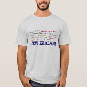 NEUSEELAND-AUSDRÜCKE T - Shirt