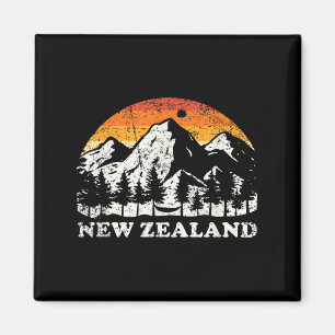 Neuseeland Bergwanderer Geschenk Neuseeland  Magnet
