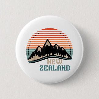 Neuseeland Bergwandern Geschenk Neuseeland Button