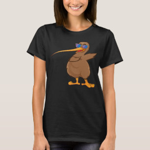 Neuseeland Bird Lover Dabbing Kiwi Bird Da Dance T-Shirt