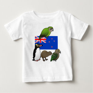 Neuseeland Birdorables Baby T-shirt