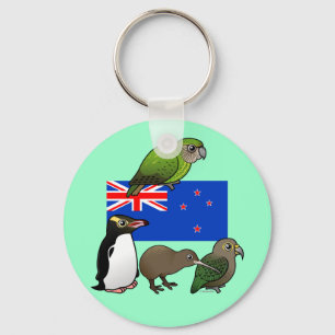 Neuseeland Birdorables Schlüsselanhänger