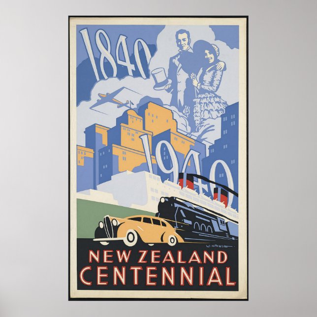 Neuseeland Centennial Poster (Vorne)