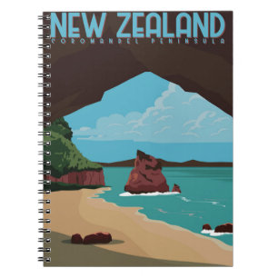 Neuseeland Coromandel Halbinsel Notizblock