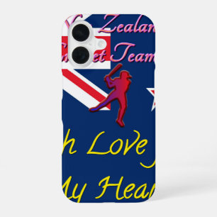Neuseeland Cricket-Team: Liebe aus meinem Herzen K iPhone 16 Hülle