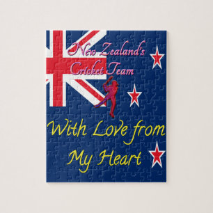 Neuseeland Cricket-Team: Liebe aus meinem Herzen K Puzzle