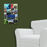 Neuseeland Custom Travel Foto Collage Acryl Wandkunst<br><div class="desc">Das neuseeländische Foto Collage Acryl ist Teil der Kollektion Foto Collage Meets Pillows. Eine nach Maß gefüllte Collage ist ein wunderbares Souvenirgeschenk. Hier zeigt die Acryl-Wanddekoration in Auckland Fotos des Sommers. Zu den Bildern zählen Stadt, Strand, Maori-Skulptur und Blumenbilder, die in einer passend gestalteten Collage angeordnet sind. 🖺 Fügen Sie...</div>