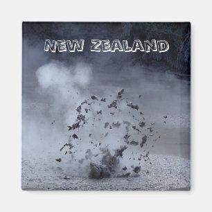 Neuseeland - explodierender Schmutz (Kühlschrankm Magnet