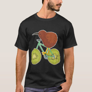 Neuseeland Fahrrad für Kiwi Fruit Liebhaber T-Shirt
