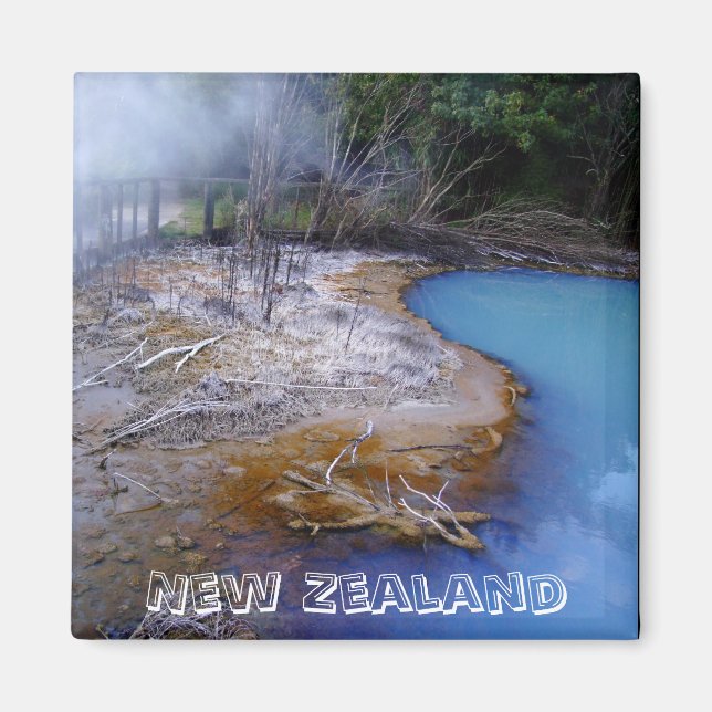 Neuseeland, Farben der Natur (Kühlschrankmagnet) Magnet (Vorne)