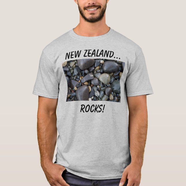 Neuseeland… Felsen! T-Shirt (Vorderseite)