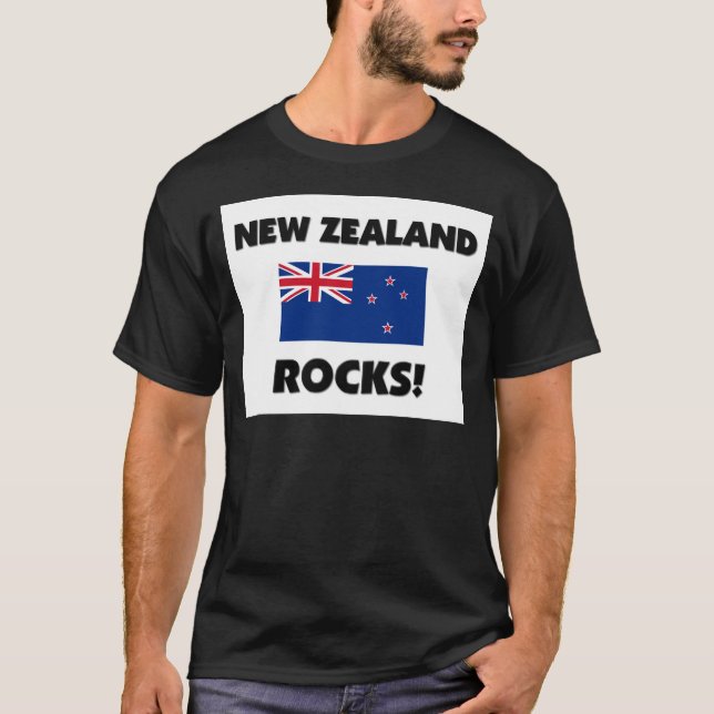 Neuseeland-Felsen T-Shirt (Vorderseite)