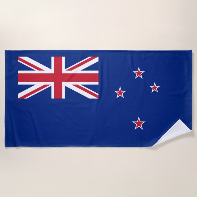 Neuseeland Flag Beach Handtuch (Vorderseite)